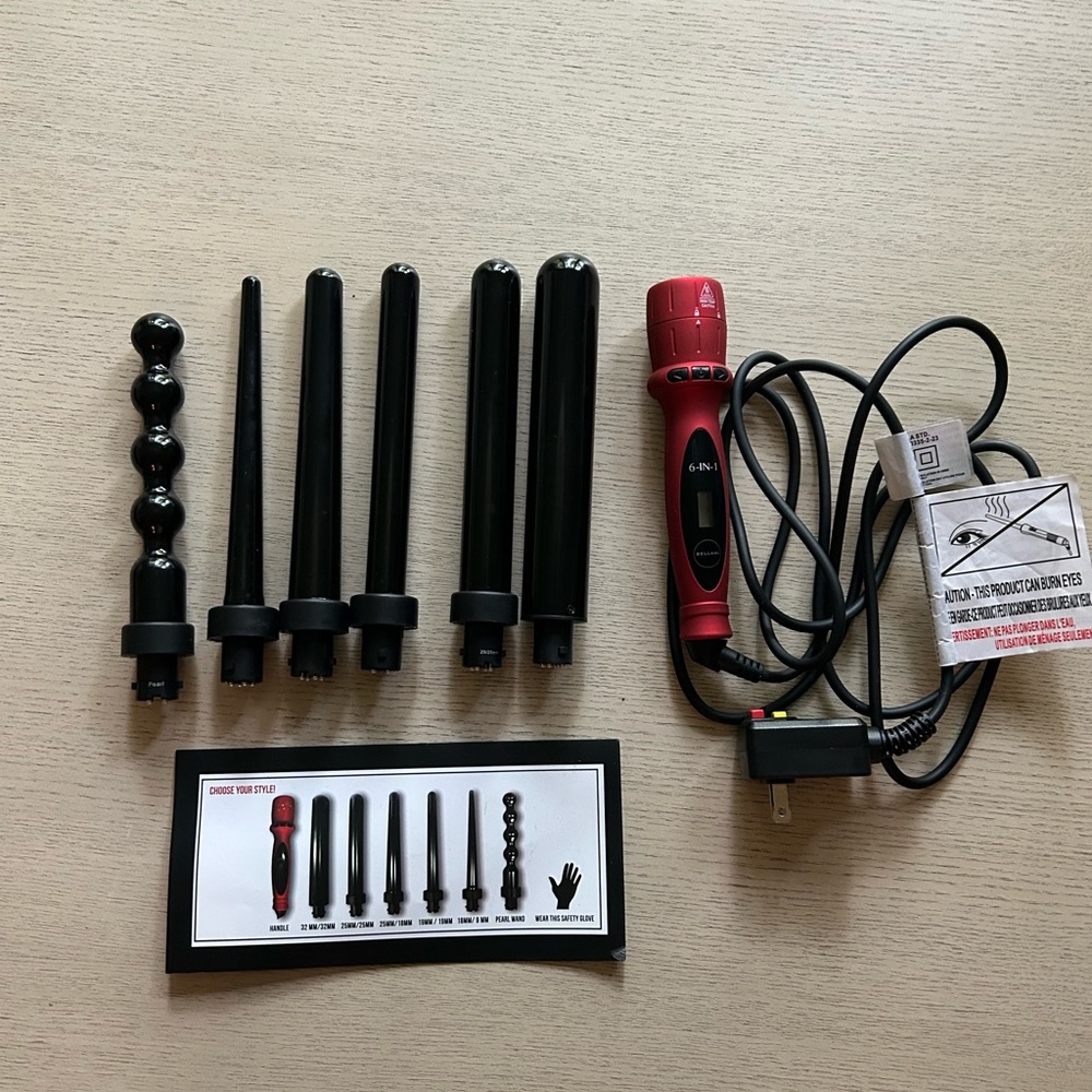 Bellami 6 in 1 curler set